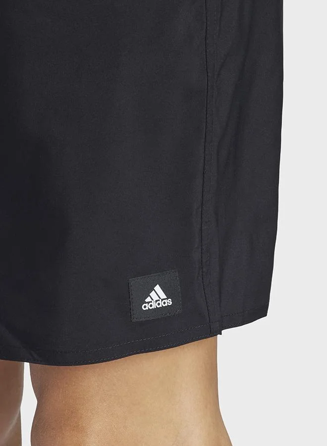 Adidas Solid CLX Classic-Length Swim Shorts