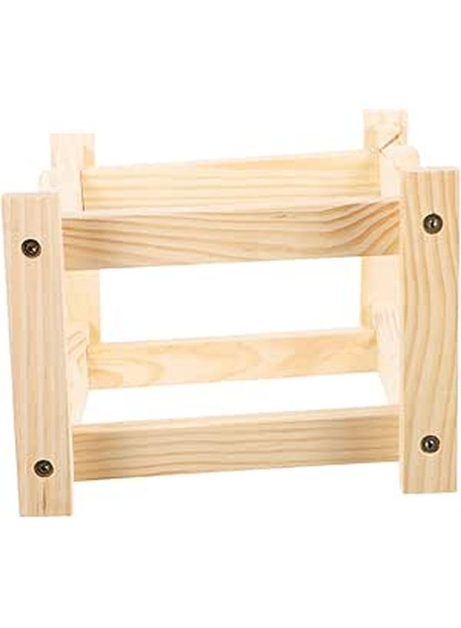 Wooden Wine Bottle Holder Display Stand For Cabinet Countertop Wine Rack - Image 1