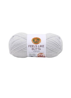 Lion Brand Yarn Lion Brand Feels Like Butta Yarn White  - Image 1