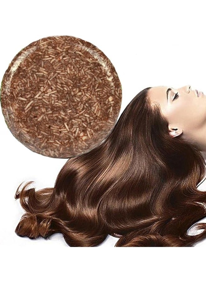 Generic Hair Darkening Shampoo Bar, Bar Shampoo For Hair, Solid Shampoo Bar, Hair Soap, Bar Shampoo Natural, Hair Soap Bar, Hair Regrowth, Hair Loss Treatment for Men and Women - Image 1