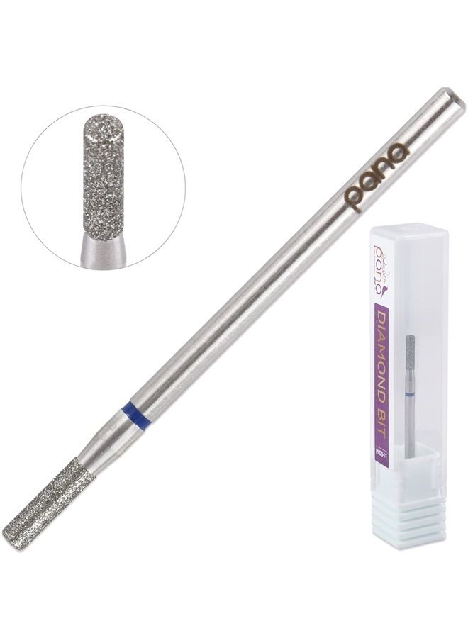 Pana 3/32” Diamond Nail Drill Bit (Medium Grit) - Professional Cuticle Nail Drill Bits for Acrylic Gel Nails Dry Manicure Pedicure Shape Remove Tools (Column Bit, Style 11) - Image 3