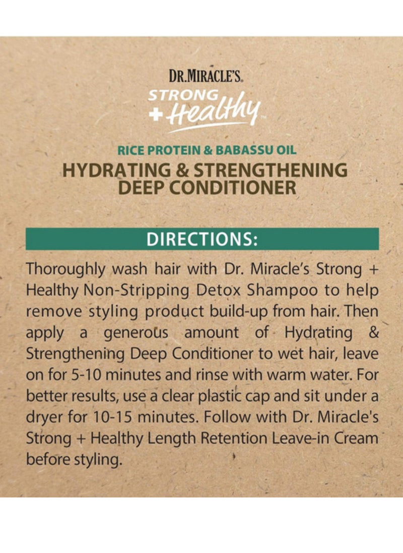 Dr. Miracle’s Hydrating & Strengthening Deep Conditioner 340G