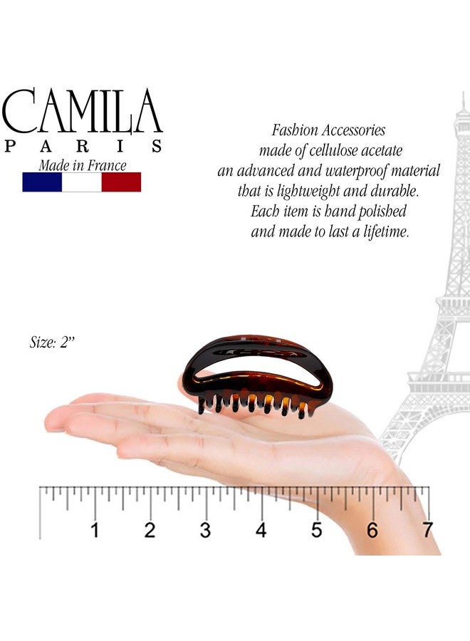 CAMILA Paris Nv23 French Hair Clip For Women Tortoise Shell Girls Hair Claw Clip Jaw Fashion Durable Styling Hair Accessories For Women Luxury Ladies Strong Hold No Slip Grip Clamp Made In France - Image 3