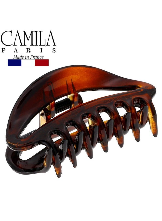 CAMILA Paris Nv23 French Hair Clip For Women Tortoise Shell Girls Hair Claw Clip Jaw Fashion Durable Styling Hair Accessories For Women Luxury Ladies Strong Hold No Slip Grip Clamp Made In France - Image 2