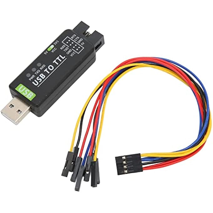 rayihni محول USB إلى TTL، وحدة محول تسلسلي FT232RL USB إلى TTL، منفذ UART، لنظام 7/8/8.1/10/OS X - Image 2