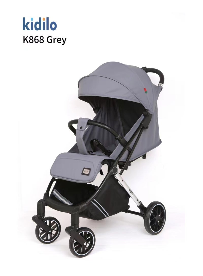 كيديليو عربة أطفال كيديلو للسفر والمشي، خفيفة الوزن وسهلة الطي - مع حقيبة، رمز الحقيبة (k868) (وزن العربة 7.2 كجم) - Image 2