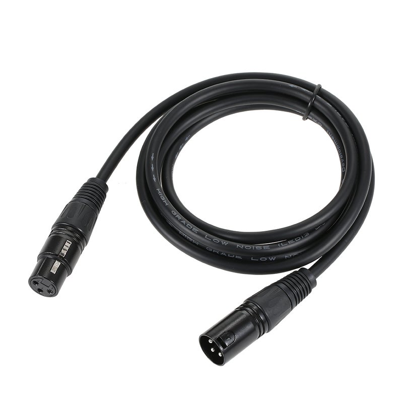 4PCS DMX512 Signal Cable Wire 2M/6.6FT 3 Pin XLR Connection Connector Male to Female for Stage Light Lighting Fixture DJ Show - Image 5