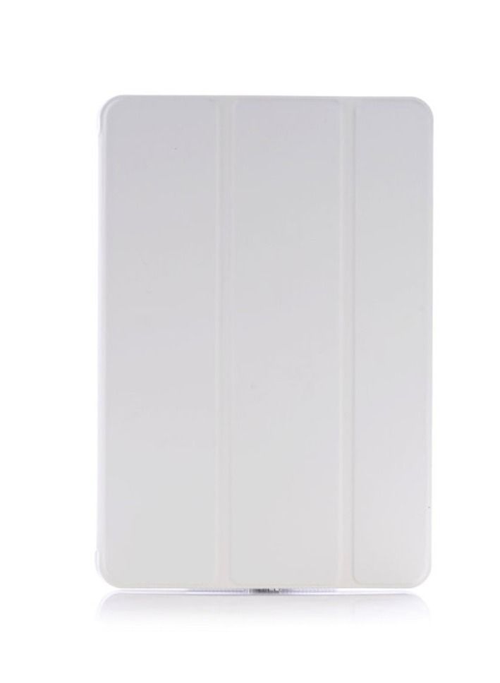 Loquat White iPad case with pen slot