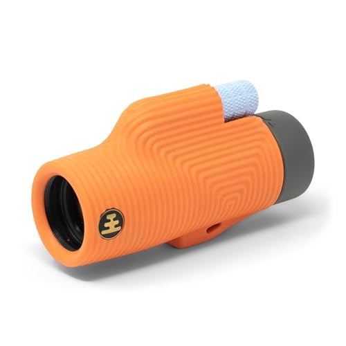 Nocs Provisions Zoom Tube 8x32 Monocular, 8X Magnification Telescope, Bak4 Prism, Wide Field of View for Bird Watching, Backpacking & Wildlife Viewing - International Orange - Image 1