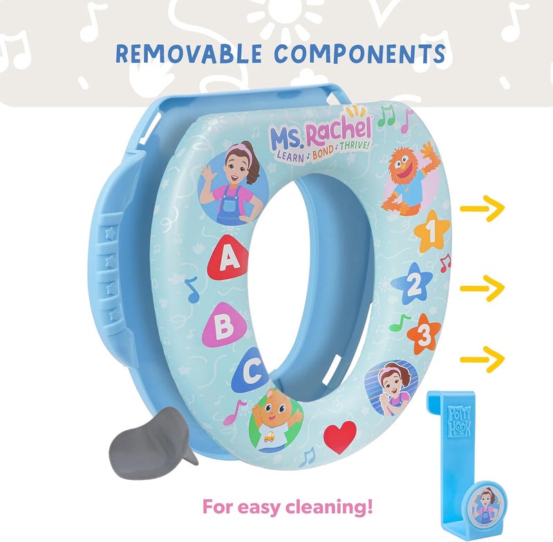 Ms. Rachel Soft Potty Seat with Storage Hook - Image 2
