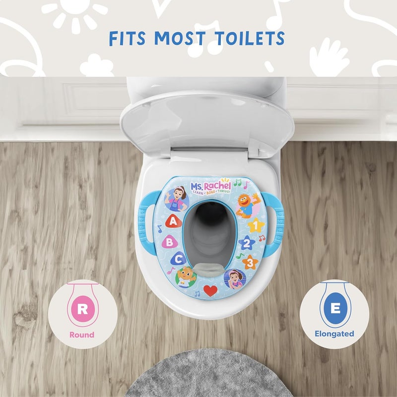 Ms. Rachel Soft Potty Seat with Storage Hook - Image 3