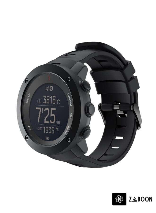 Zaboon ساعة ذكية من السيليكون لسونتو أمبي 3 فيرتيكال (أسود) - Image 2