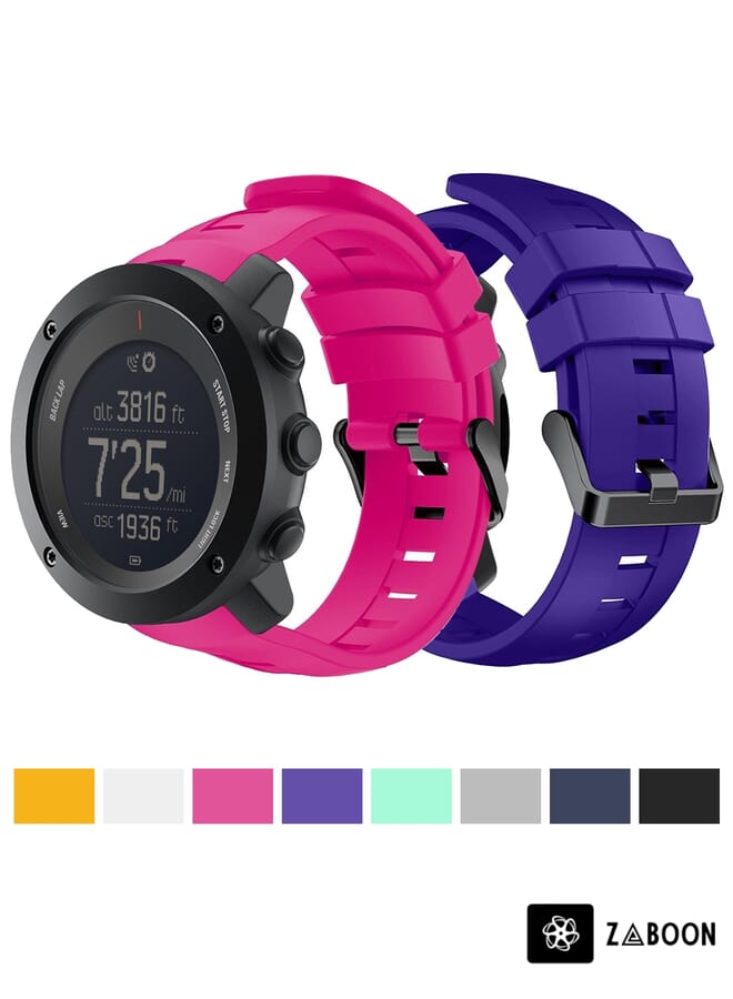 Zaboon ساعة ذكية من السيليكون لسونتو أمبي 3 فيرتيكال (أسود) - Image 5