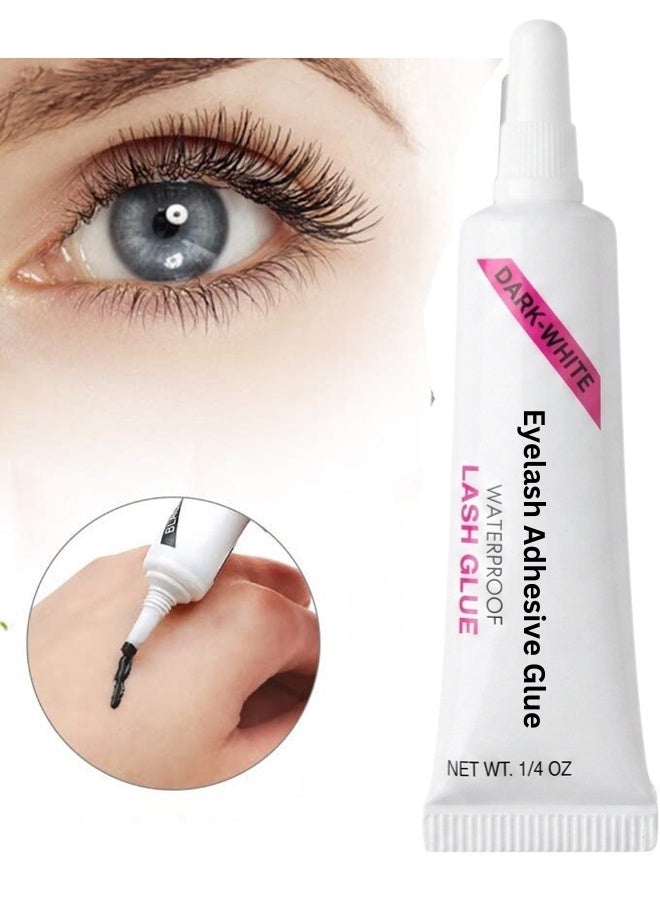 Waterproof Eyelash Adhesive Glue Dark White 1/4 Oz for False Lashes Long-Lasting Hold - Image 3