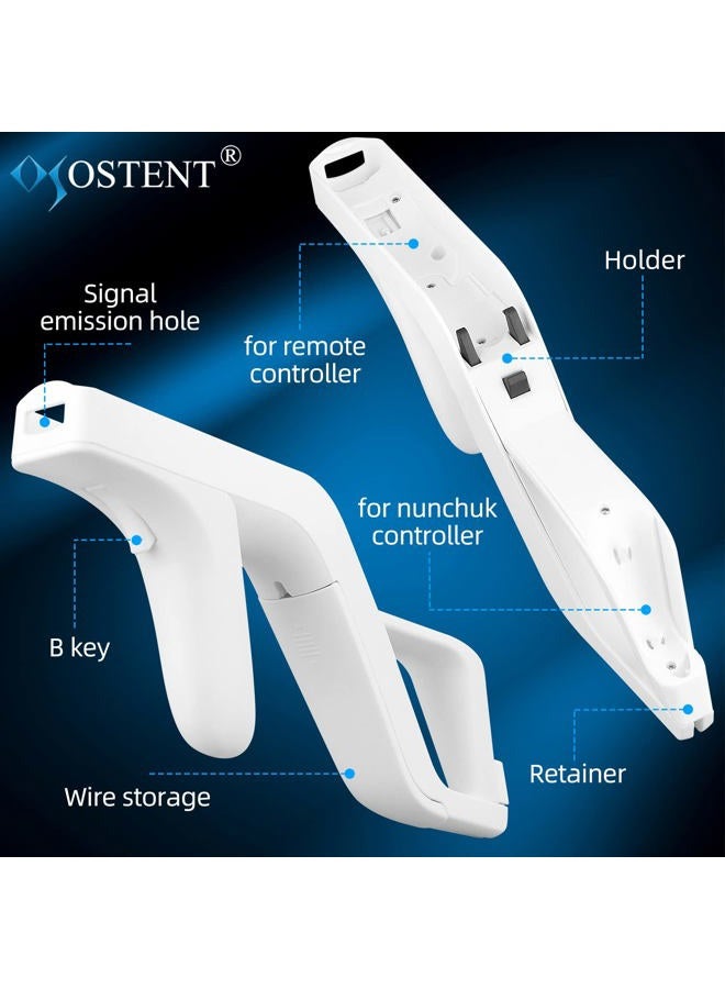 OSTENT Zapper Light Gun Attachment Compatible for Nintendo Wii Remote Nunchuck Shoot Sport Games - Image 2