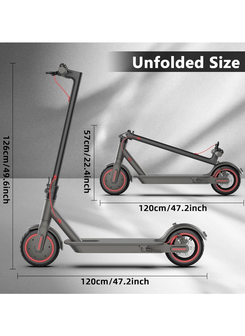 Sunclimb 8.5 Inch Electric Scooter for Adults with LED Display with App Function, 20-30 Km Range and 120kg Load with Mobile Phone Holder and Car Lock