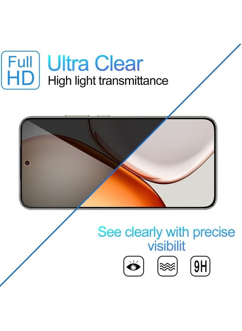 SNBFA 3 in 1 Honor X9d 5G Privacy Screen & Camera Protector - High Transparency Full Coverage Shield for Scratch & Impact Protection - Image 4