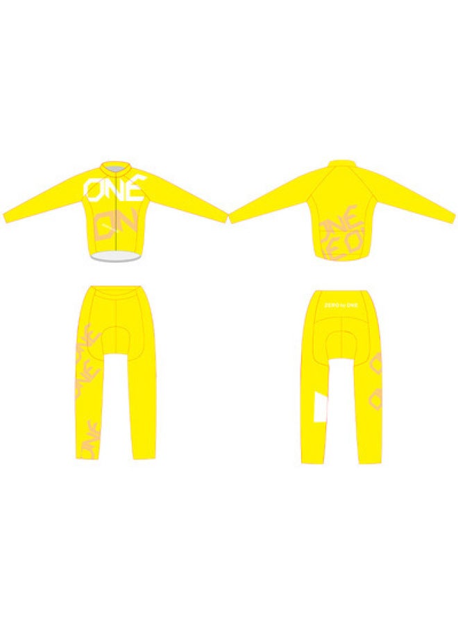 Reflective Children's Cycling Suit For Balance Bikes, Uni Sports Long-sleeve Set For Bicycle Performance, Racing, And Roller Skating, Trendy