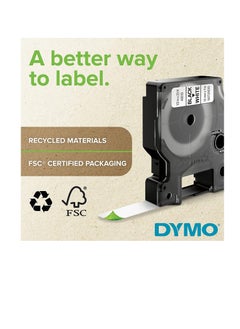 Dymo DYMO rhino nylon black on white, 3/4 inch, 18489  - Image 3