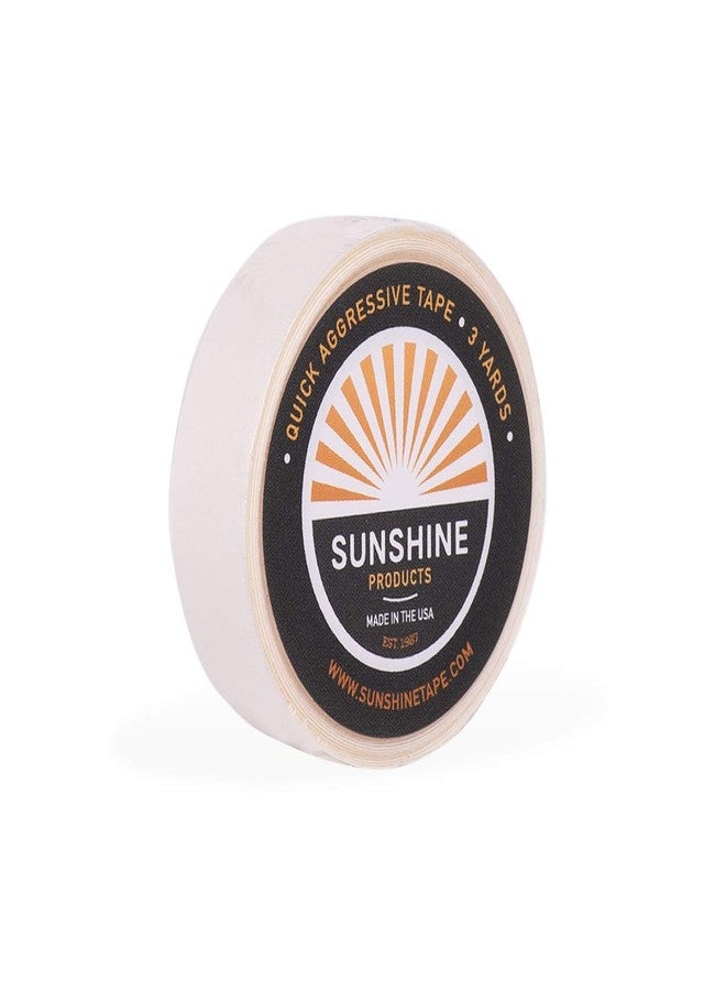 Sunshine Tape Daily Wear Hair System Tape Roll - Quick Aggressive Wig Tape - Versatile Doublesided Hair Tape for Wigs, Toupee, Hair Systems - 1-14 Day Hold - 1/2" x 3yds - Image 1