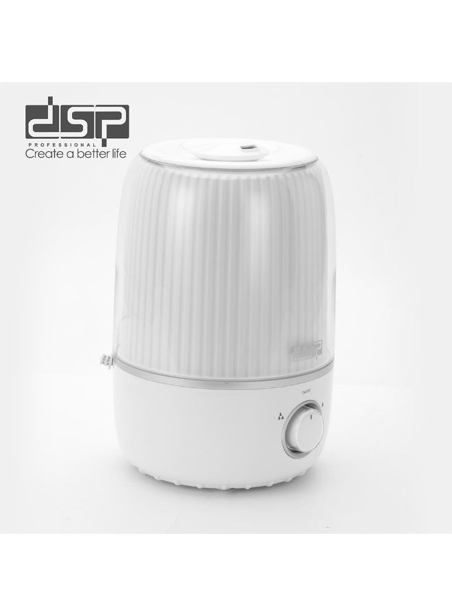 DSB 4L Ultrasonic Cool Mist Air Humidifier – Up to 13 Hours Runtime – Ultra Quiet 35dB – Essential Oil Diffuser – Easy Top Fill – Auto Shut-Off When Water Runs Out – Covers Up to 25m² – 23W - Image 3