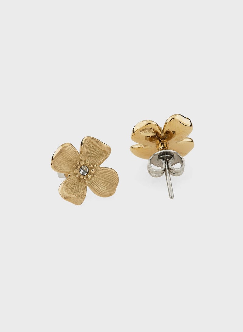 Sterling Polished Stud Earrings