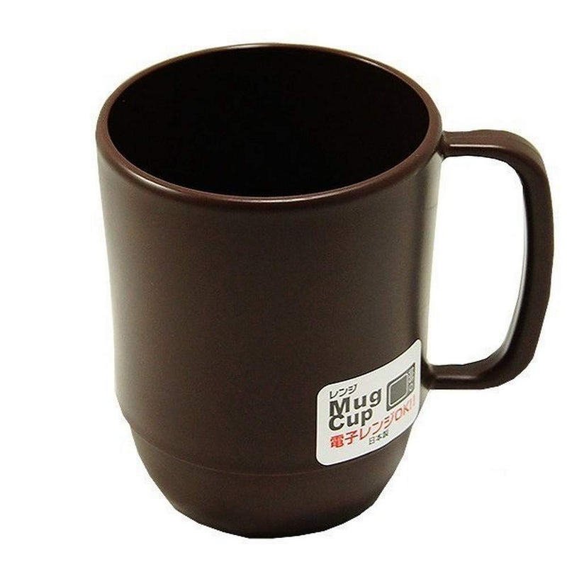 Inomata JapanBargain , Japanese Microwavable Water Mug Unbreakable Milk Juice Mug for Kids Camping Travel Water Tea Mug 12 ounce BPA Free Non Toxic Dishwasher Safe Made in Japan, Chocolate - Image 2