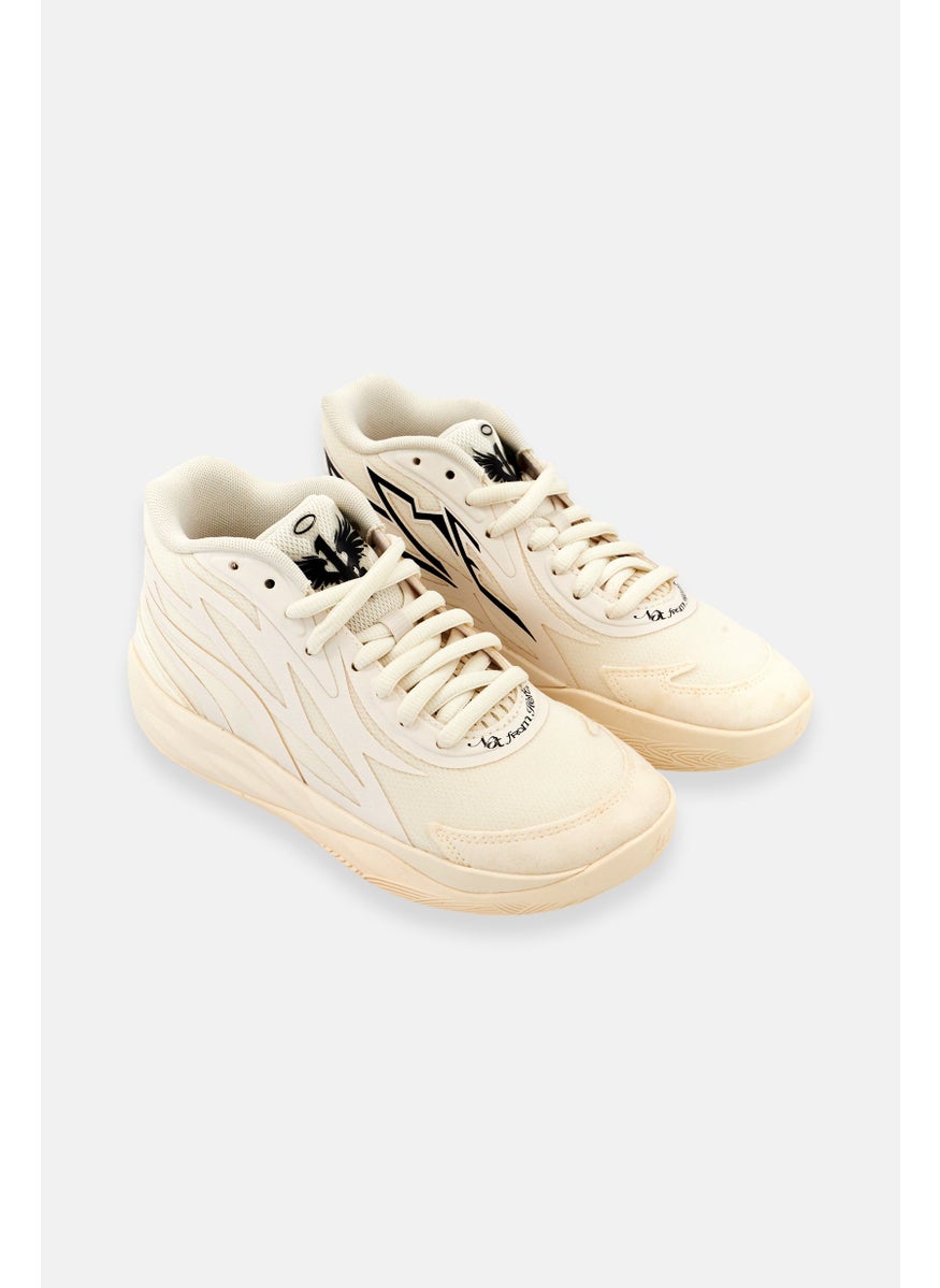 PUMA Kids Girl Mb,02 Lace Up Outdoor Shoes, Frosted Ivory  - Image 1