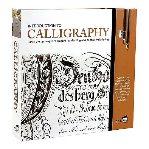 SpiceBox Introduction to Calligraphy Kit - Unleash Your Inner Artist and Master The Art of Beautiful Writing - Image 1