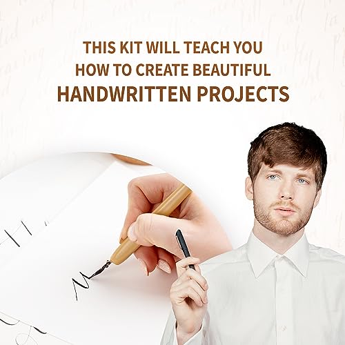 SpiceBox Introduction to Calligraphy Kit - Unleash Your Inner Artist and Master The Art of Beautiful Writing - Image 4