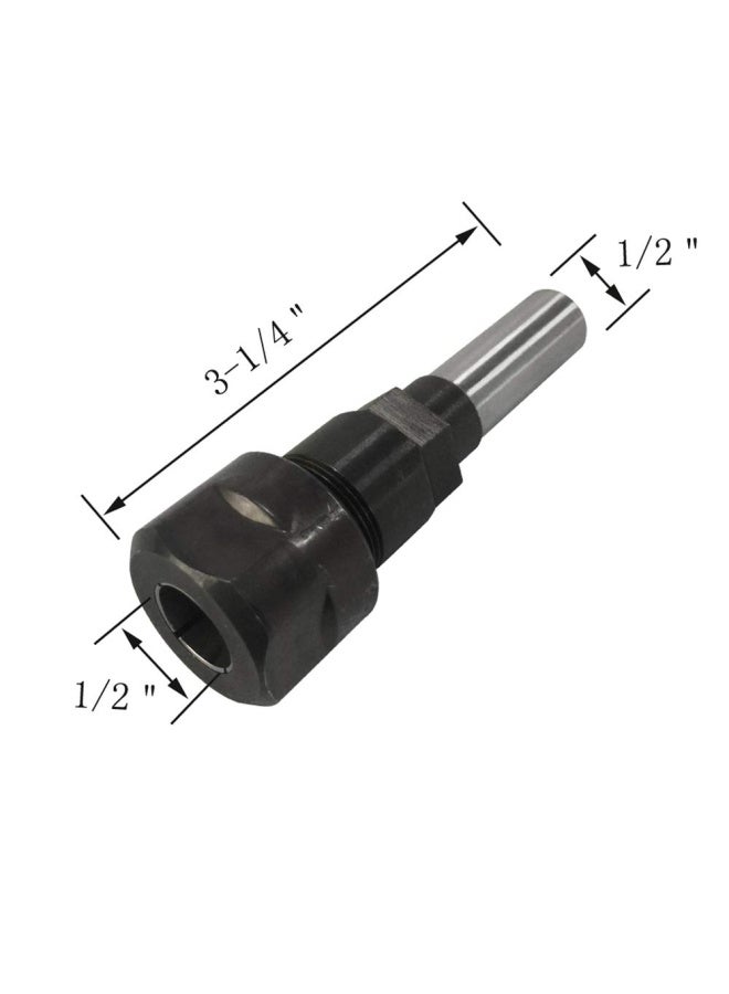 Wolfride 1 2-Inch Shank Router Bit Collet Extension Adapter for 1 2-inch Shank Bits - Image 2