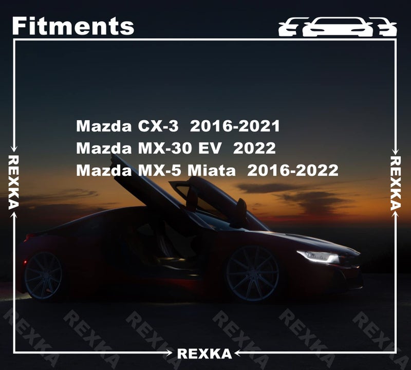 Rexka ركسكا 30 قطعة مشبك تثبيت لوح الصدمات لمازدا D10E-51-SJ3 CX-3 MX-5 MX-30 - Image 3