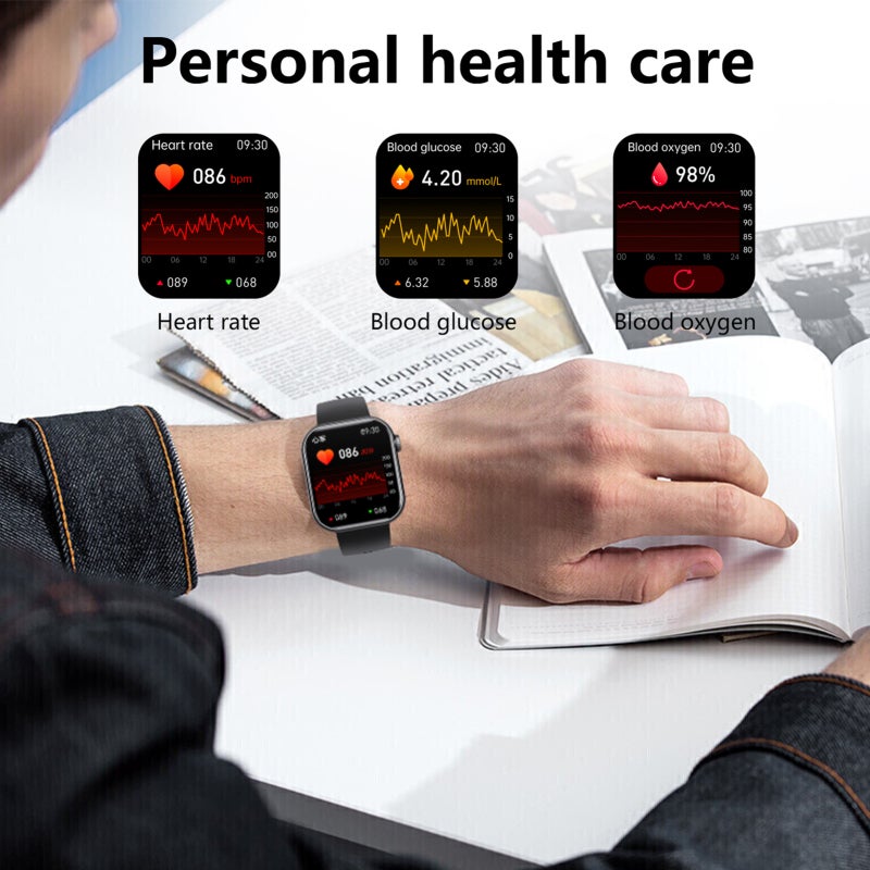 Smart Watch 1.91" HD Touchscreen - BT5.0 Connection Fitness Tracker for Android & iOS Users - Image 2