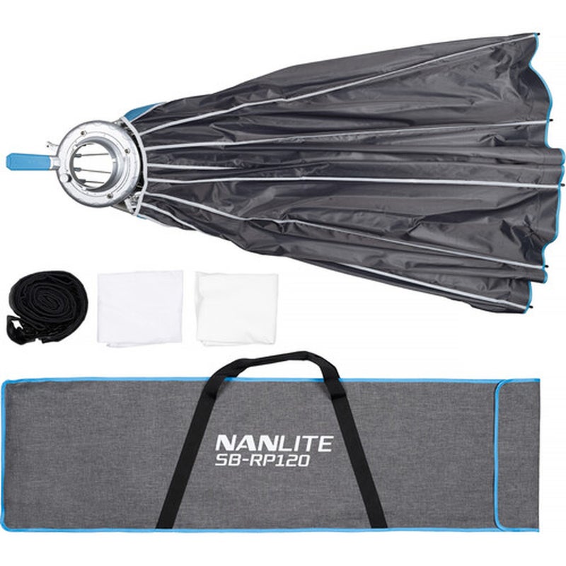 NANLITE Rapid 120 Parabolic Softbox with Grid - Image 2