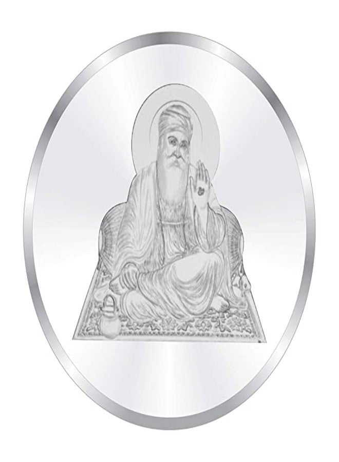 ACPL Precious Moments BIS Hallmarked Silver Coin Ek Onkar Symbol with Shree Gurunanak Dev Ji 10 gm 999 Pure - Image 1