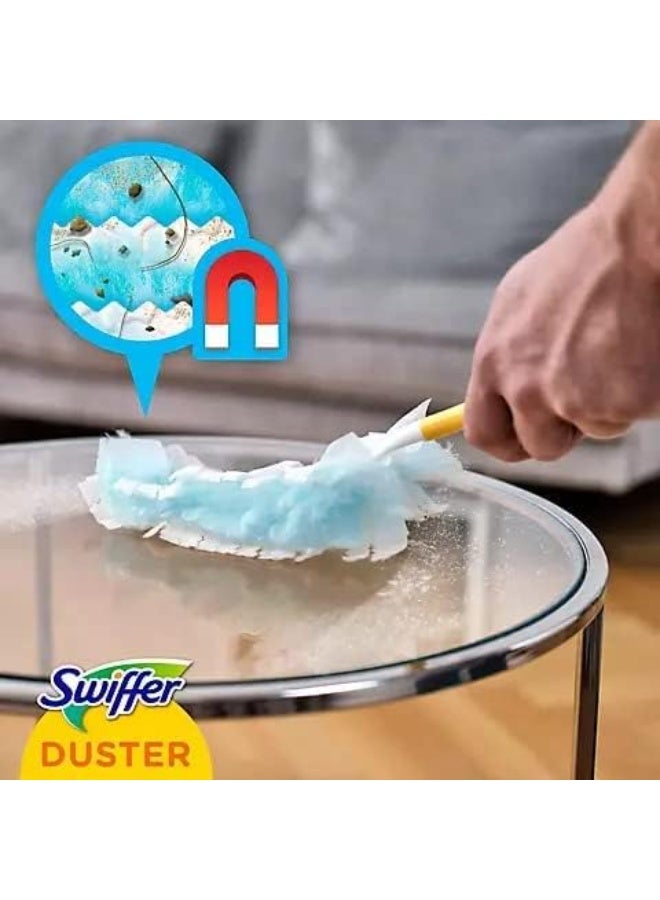 Swiffer Dusters Dusting Starter Kit With Handle And 28 Disposable Duster Refills, Multi-Surface Cleaning, White (28 Refills + 1 Handle - 29 Count) - Image 4