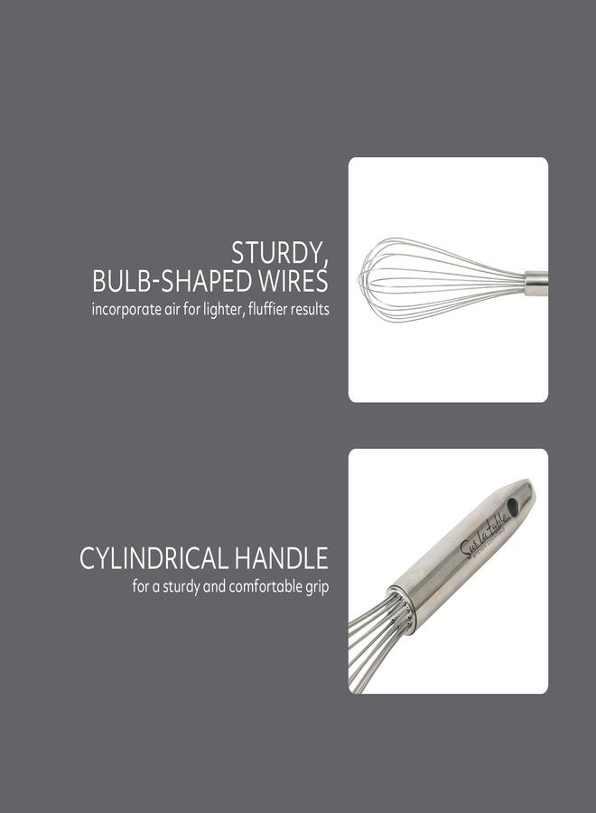 Sur La Table Kitchen Essential Steelhaus 1 Piece 12" Stainlees Steel Balloon Whisk - Image 4