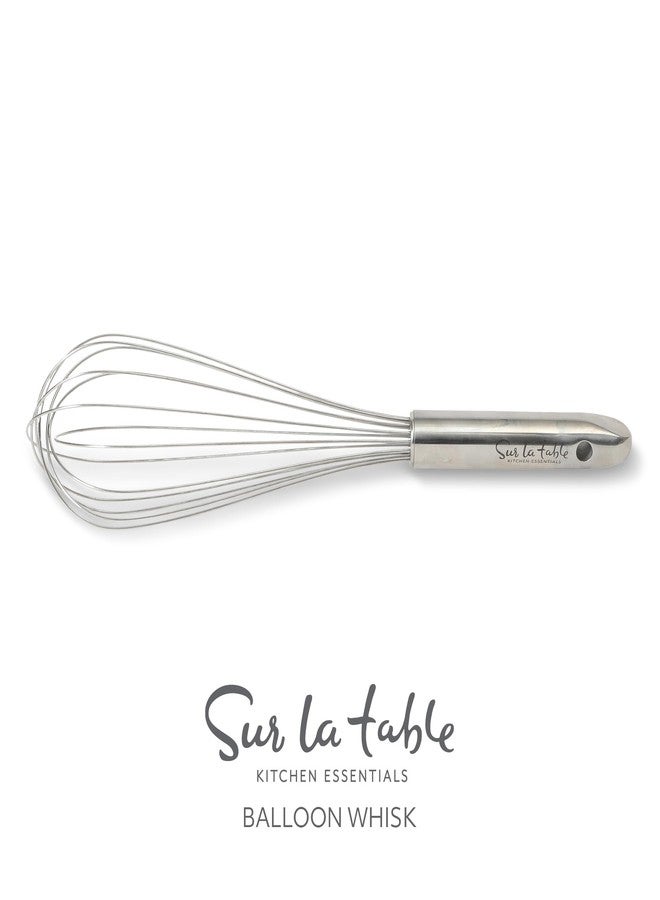 Sur La Table Kitchen Essential Steelhaus 1 Piece 12" Stainlees Steel Balloon Whisk - Image 2