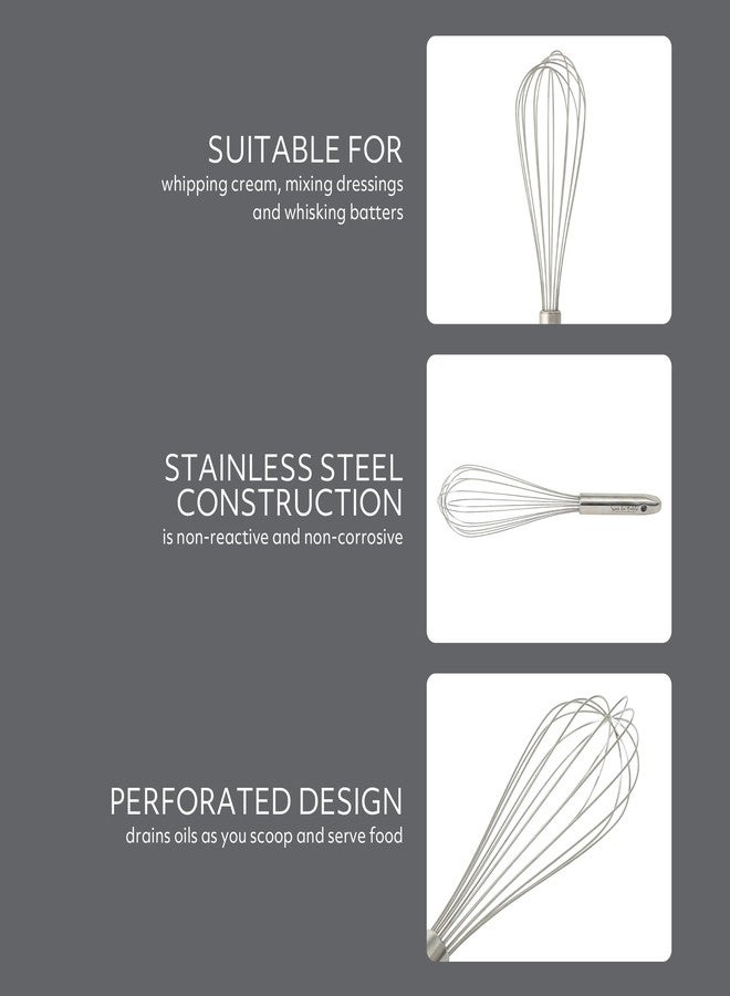 Sur La Table Kitchen Essential Steelhaus 1 Piece 12" Stainlees Steel Balloon Whisk - Image 3