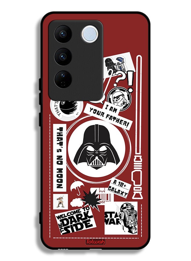 Tolwak Vivo V27e Protective Case Cover Welcome To The Dark Side Sticker - Image 1