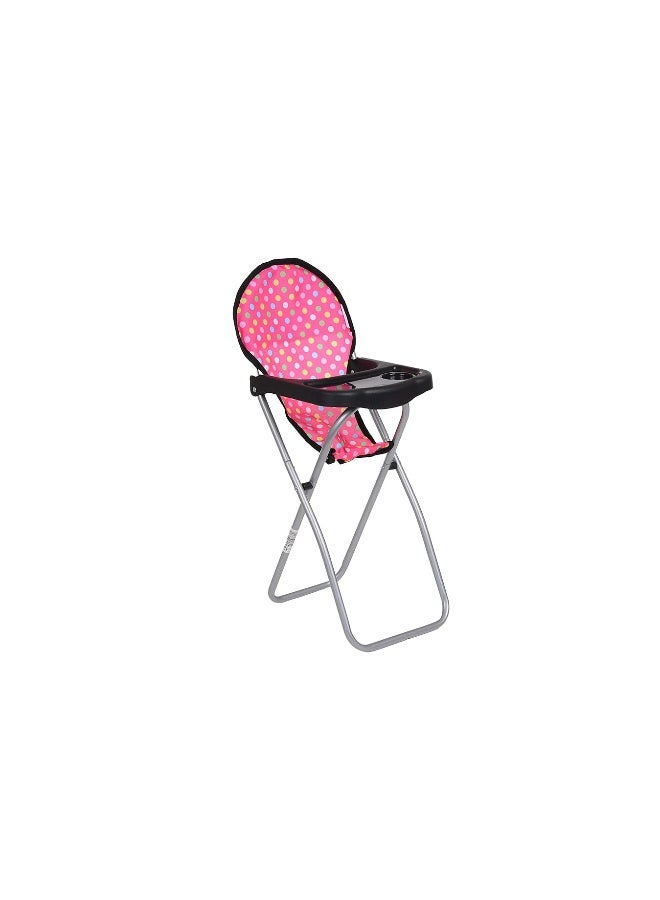 fash n kolor 4 Piece Doll Play Set includes 1 Pack N Play 2 Doll Stroller 3Doll High Chair 4Infant Seat Fits Up to 18 Doll 4 Piece Set - Image 3