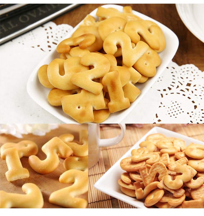 HUA Numbers Cookie Cutters 2 Inches 9pcs Jelly Fondant Cutter set  Stainless Steel  Large Number cutter for Fondant Biscuit  Cake  Fruit  Vegetables  or Dough Stainless Steel (2'' Number cutter) - Image 3