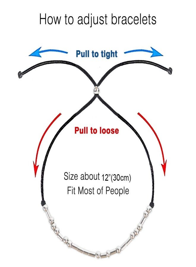 Lcherry سوار Lcherry Ohana مورس كود مصنوع يدويًا من الخرز على خيط حريري، هدية ملهمة للنساء - Image 5