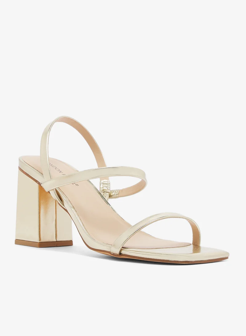 London Rebel Cara Ankle Strap High-Heel Sandals