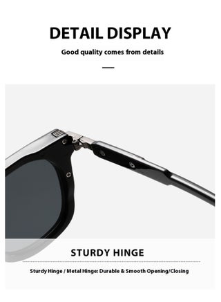 Classic PC Polarized Sunglasses Square Frame Men and Women Sunglasses Outdoor Driving Trendy Sunglasses For - view 4