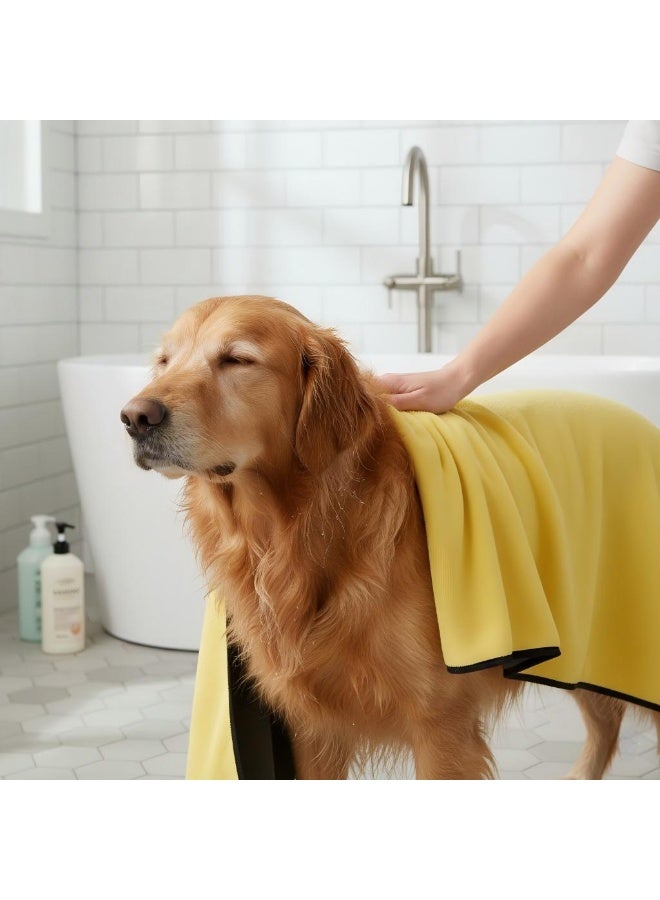 EPET Quick Dry Pet Towel for Dogs & Cats Bath & Grooming Towel for Fast Drying & Comfort 100x50cm - Image 5