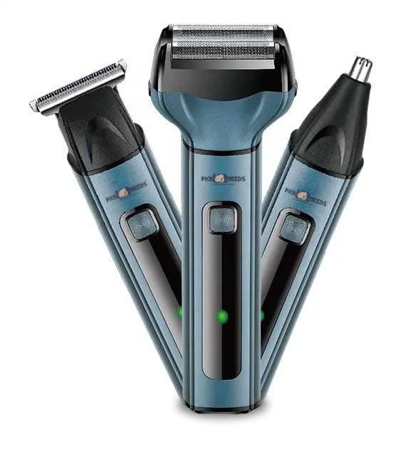Pick Ur Needs Professional 3 In1 Cordless Hair Rechargeable Shaver Beard Trimmer For Men Hair Grooming Cutting Machine - Image 1