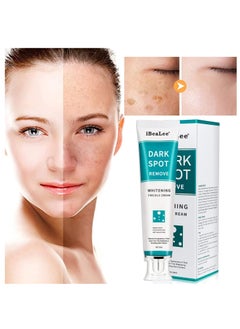 iBealee Dark Spot Remover Whitening Freckle Cream Fades Dark Spots And Evens Skin Tone Brightens Complexion Freckle Remover Brightening Deep Moisturizing Dark Spot Corrector 20g  - Image 1