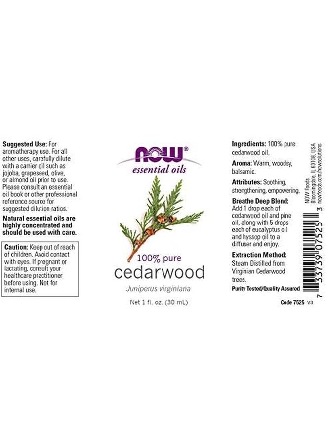 ناو زيت خشب الأرز العطري 1 فلوريدا. أوز 30 مل - Image 2