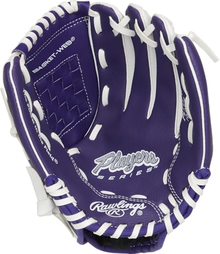 Rawlings | Players Series Youth 10-INCH Baseball Glove | LHT | Purple - Image 3